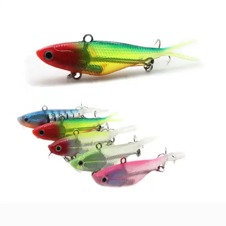 95mm vibe lure fork tail soft