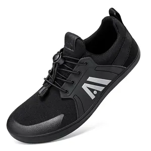 Urban style cross trainer rubber barefoot zero drop flat thin anti slip casual minimalist couple shoes