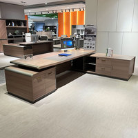 Table de bureau, bureau d'ordinateur de bureau, bureau de luxe, bureau de luxe