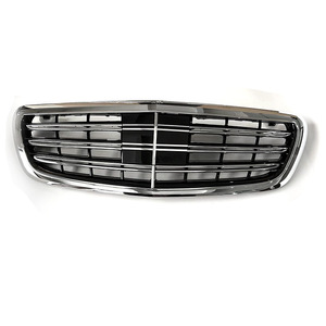 Parrilla Delantera Estilo AMG para Mercedes-Benz Clase S W222 2014-2020, Pieza de Repuesto de ABS - Product Image 3