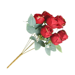 Flor de simulación de rosa de concubina Imperial, decoración de escritorio de boda súper realista, decoración de patio al aire libre, Romántica - Product Image 2