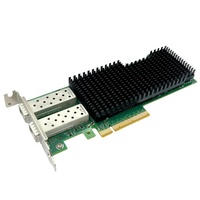 Kartu Jaringan FTXXV710-AM2 Chip PCIe 3.0 X8 Antarmuka SFP28 Dual Port 25GB Komponen Komputer XXV710-DA2