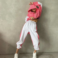 Survêtement en coton pour femmes, survêtement personnalisé, nouveauté, vente en gros d'ensemble/