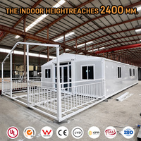 Maison préfabriquée à expansion rapide, isolée thermiquement, livraison rapide, 1 à 5 pièces, taille personnalisée avec salle de bain et cuisine pour jardin
