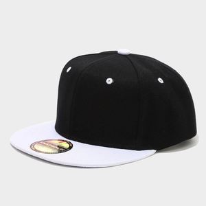 Wholesale Custom Logo Two-Tone Color Fashion Mesh Snapback <b>Cap</b> in Stock Blank Trucker Hat <b>Flat</b> Brim Cycling - Product Image 6