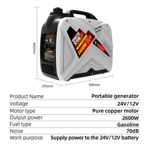 7L Outdoor Camping <b>Gas</b> Power Smart Auto Start 2kw Gasoline <b>Generator</b> with ROHS Certification and Pure Copper Motor - Product Image 2