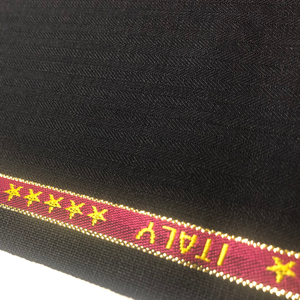 Hải quân xương cá cho Chứng Khoán sẵn sàng 50% Merino worsted len pha trộn người đàn ông của phù hợp với vải trong nhà máy Trung Quốc - Product Image 1