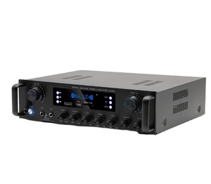 Bon <span class=keywords><strong>amplificateur</strong></span> AV-628BT en métal, machine de karaoké, système audio professionnel intelligent Hi-Fi, accessoires de <span class=keywords><strong>cinéma</strong></span> maison, <span class=keywords><strong>amplificateur</strong></span> domestique pour téléviseur - Product Image 1