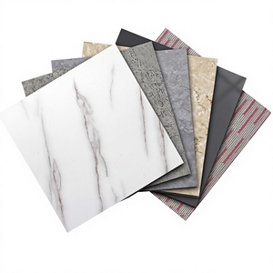 Dalles <span class=keywords><strong>de</strong></span> sol PVC autocollantes épaissies à motif marbre, style moderne et minimaliste, revêtement <span class=keywords><strong>de</strong></span> sol commercial en composite pierre-plastique à base <span class=keywords><strong>de</strong></span> <span class=keywords><strong>ciment</strong></span> - Product Image 1
