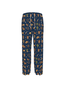 Pantalones de Pijama de Franela con Forro de Peluche para Mujer, Ropa de Dormir Cálida para Invierno - Product Image 1