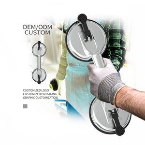 Herramienta de elevación de vidrio con ventosa de alta resistencia, con caja de aluminio, para vidrio, azulejos y mármol - Product Image 3
