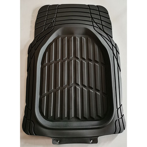 Tapis de sol de voiture universels en PVC <span class=keywords><strong>noir</strong></span> de 2 mm d'épaisseur, ensemble complet de 3 pièces, protection toutes saisons, logo personnalisé, directement de l'usine chinoise - Product Image 5