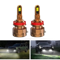 Ampoules de phares LED 130W 6500LM 6000K blanc froid, étanches IP68, compatibles H1 H7 H11 H4, phares avant de voiture super lumineux