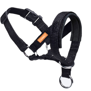 Collar Ajustable para Perros al por Mayor, Arnés Antitirones con Bozal Acolchado de Tela y Cintas Sólidas para Mascotas - Product Image 6