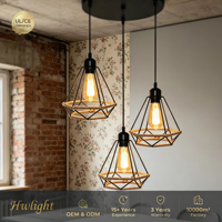 Luminaire suspendu vintage de luxe américain et français, lampe de plafond moderne de style nordique pour table à manger et bar, sur mesure