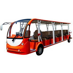 Hot-selling Electric Fashioned 17-Seater Sightseeing Bus-New-Design Large <b>Coach</b> Door Special Transportation - Product Image 1