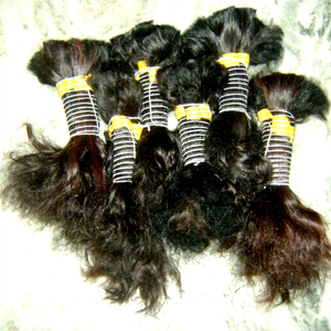 Cabello Remy de un Solo Donante, Ondulado Indio, Liso y Rizado, 100g, Doble Trama a Máquina, Todos los Colores, Estilo Natural Suelto - Product Image 1