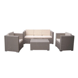 Vente à chaud <span class=keywords><strong>de</strong></span> meubles en rotin LeCong <span class=keywords><strong>canapé</strong></span> <span class=keywords><strong>de</strong></span> <span class=keywords><strong>jardin</strong></span> extérieur résistant aux UV deux simples avec ensemble <span class=keywords><strong>de</strong></span> canapés en cube à trois places - Product Image 5
