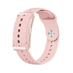 Bracelet intelligent sans écran, bande en tissu noir, moniteur de fréquence cardiaque, moniteur d'oxygène sanguin, suivi de la santé, équipement de fitness portable - Product Image 4