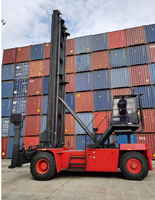 Nouveau transpalet à conteneurs KUDAT 9 tonnes, moteur diesel, 4 roues motrices, hauteur de levage 185 kW, puissance 185 kW, poids opérationnel 41 tonnes