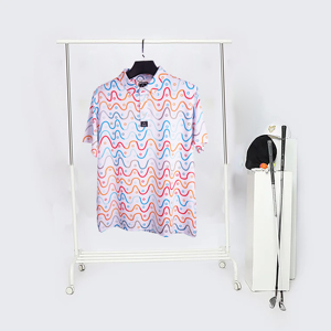 Diseño de logotipo personalizado Polo de golf de bambú y cáñamo de rendimiento antiarrugas de alta calidad para hombres - Product Image 3