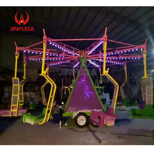 Manège de fête foraine portable, équipement de parc d'attractions, chaise volante à bascule montée <span class=keywords><strong>sur</strong></span> <span class=keywords><strong>remorque</strong></span>, manège de carnaval à <span class=keywords><strong>vendre</strong></span> - Product Image 4