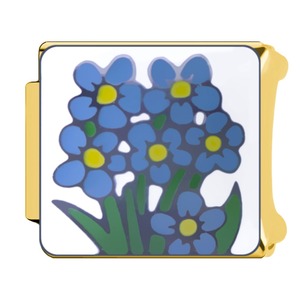 Très populaire de haute qualité plaqué or 18K motif fleur bracelet italien breloque bijoux de bricolage - Product Image 5