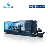 Tour CNC à structure de coupe robuste TCK1000 pour l'usinage de corps de vanne et de blocs de bride industriels