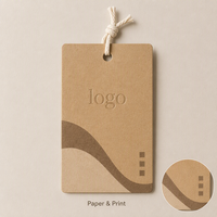 Individuell bedruckte Haustierdecke in Sondergröße, Einzelhandelsbranding, 400 g/m² strukturiertes Kartonpapier, blindgeprägtes Logo, Baumwollschnur-Papieranhänger