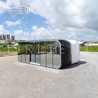 Bespoke — coque gonflable modulaire gonflable, boîte facile à transporter, pour les événements, systèmes de tente spatiale