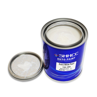 Peinture liquide pour voiture Shining Crystal White Pearl 1K, application par pulvérisation, série Pearl, effet miroir brillant