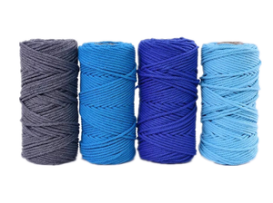 Cuerda <span class=keywords><strong>de</strong></span> Macramé OKAY <span class=keywords><strong>de</strong></span> 3 mm, Premium, 4 Hebras, Reciclada, Encerada, Colorida, Trenzada y Retorcida para Bolsos, Prendas y <span class=keywords><strong>Zapatos</strong></span>, Venta al Por Mayor - Product Image 5