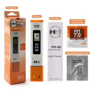 Digital PH/ Temperature Meter With Automatic Calibration Function Water Quality PH Tester PH-80