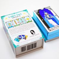 Baraja de cartas de Tarot al por mayor de fábrica superior con guía y caja Original, naipes de impresión de papel de afirmación personalizados