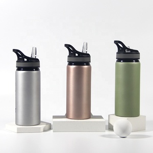 大きなサイズのカラフルなブランク昇華アルミニウム水ボトルふた付き昇華ブランク水筒フラスコ - Product Image 4