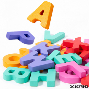 Frühkindliche Entwicklung Lernspielzeug 3D Holzpuzzles ABC <span class=keywords><strong>Alphabet</strong></span> Blöcke Bunte Tier-Aktivitätsspielzeuge für Babys - Product Image 5