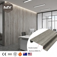 Panel Lineal de Aluminio Color Madera para Techo y Aleros, Resistente a la Oxidación, Fácil de Instalar, Modelo 2026