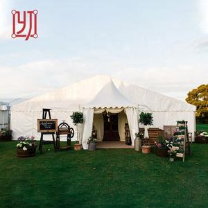 Tente de réception Yijin 10x12m en PVC blanc, imperméable, quatre saisons, structure personnalisable pour 100 personnes - Product Image 3