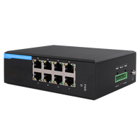 8 puertos 10 100 a 1000M gigabit poe industrial interruptor de equipo de seguridad, cámara de seguridad cctv cámara ip