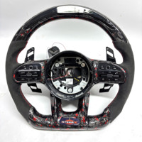 Volant en carbone artisanal pour Mercedes Benz W206 C43 C63 AMG, amélioration de performance pour la course européenne