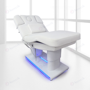 Table de massage électrique et de soins esthétiques avec chauffage, 4 moteurs, élévation électrique, fonction d'inclinaison, certifiée CE, <span class=keywords><strong>pour</strong></span> spa médical - Product Image 3