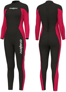 Combinaisons DIVESTAR 3mm <span class=keywords><strong>5mm</strong></span> néoprène <span class=keywords><strong>combinaison</strong></span> corps complet dos fermeture éclair combinaisons humides pour la plongée en apnée surf natation en <span class=keywords><strong>eau</strong></span> <span class=keywords><strong>froide</strong></span> - Product Image 4