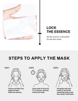 Masque Facial Apaisant et Raffermissant PUQIANNA OEM pour le Visage, Hydratant Naturel au Citron et à la Rose avec Hyaluronate de Sodium