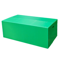 Boîte en polypropylène ondulé personnalisée pour le stockage industriel, pliable, légère, recyclable, emballage pour l'épicerie