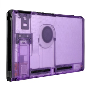 Backplate สีม่วงโปร่งใสพร้อมเคสด้านล่างแผงด้านหลังสําหรับคอนโซล <span class=keywords><strong>NS</strong></span> คอนโซล Nintendo Switch - Product Image 4