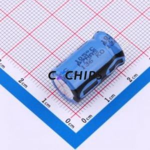 Condensateur électrolytique en aluminium à encliquetage MAL213668221E3, composant traversant (THT), D12.5xL22mm 220uF 20% 63V 5mm - Product Image 2