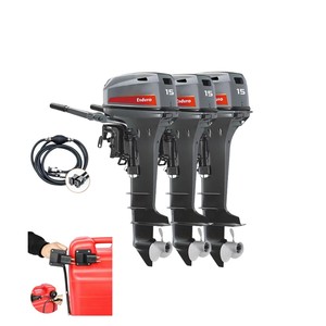 Moteur de bateau de pêche 6B4 à arbre long, 2 temps, 15 CV, en promotion - Product Image 2