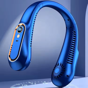 Offre Spéciale Nouvelle Arrivée Ventilateur de Cou Portable Rechargeable par <span class=keywords><strong>USB</strong></span> avec Cinq Vitesses pour Voiture Extérieur et Hôtel - Product Image 1
