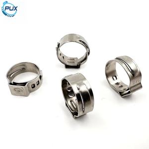 Penjepit selang baja tahan karat 304, desain telinga tunggal tanpa batas dengan pegangan plastik untuk pengencang selang aman - Product Image 5