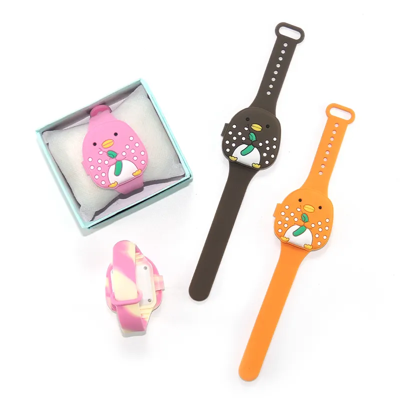 Popular Silicone Hand Band LED Digital Watch Children's Toys Kid Digit Smart Led Watch Cartoon Watch For Children
